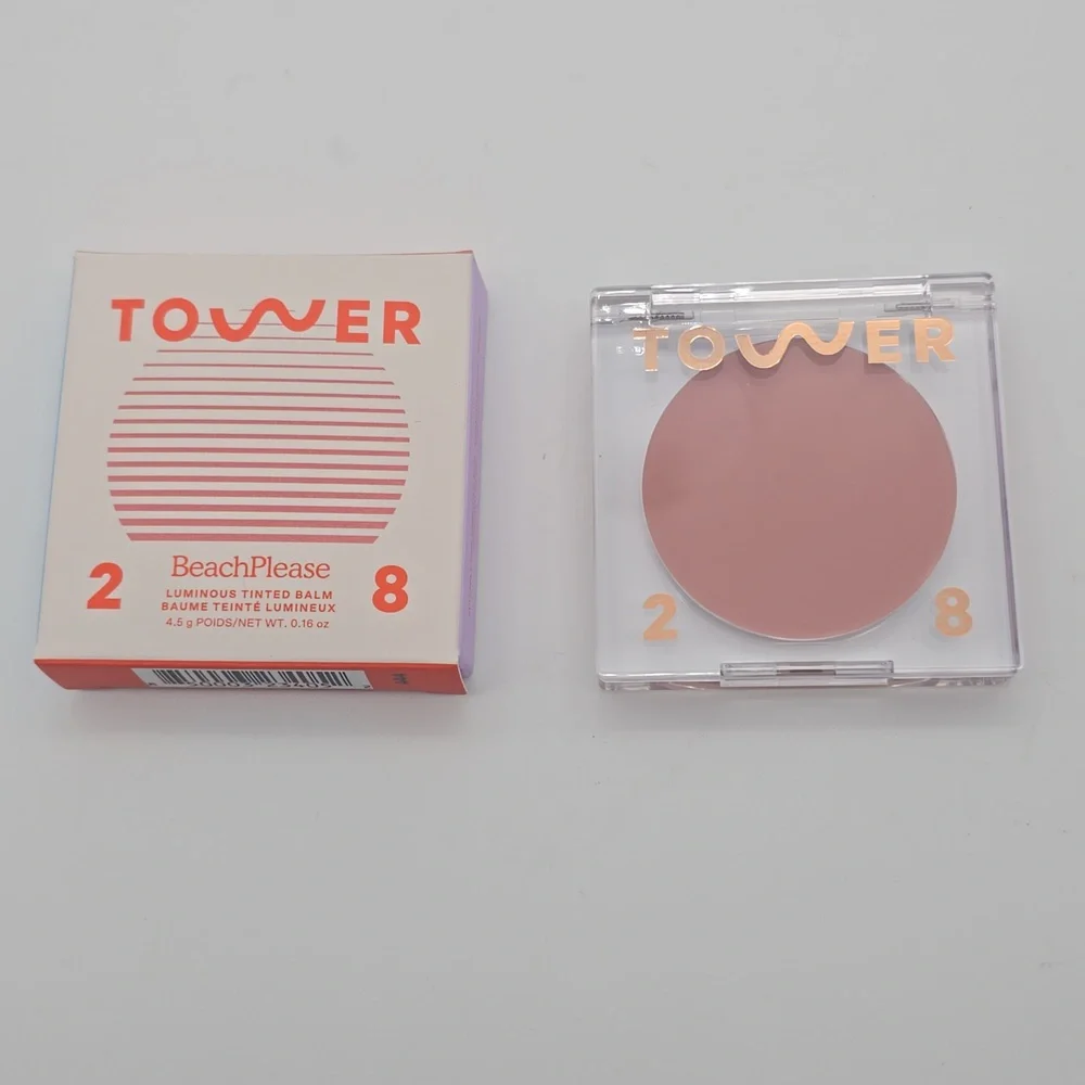 Tower 28 NIB BeachPlease Tinted Balm Lips & Cheeks in Magic Hour 0.16 oz